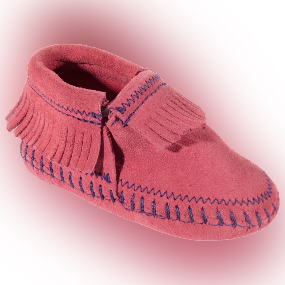 Minnetonka Moccasin Riley Booties for Babies